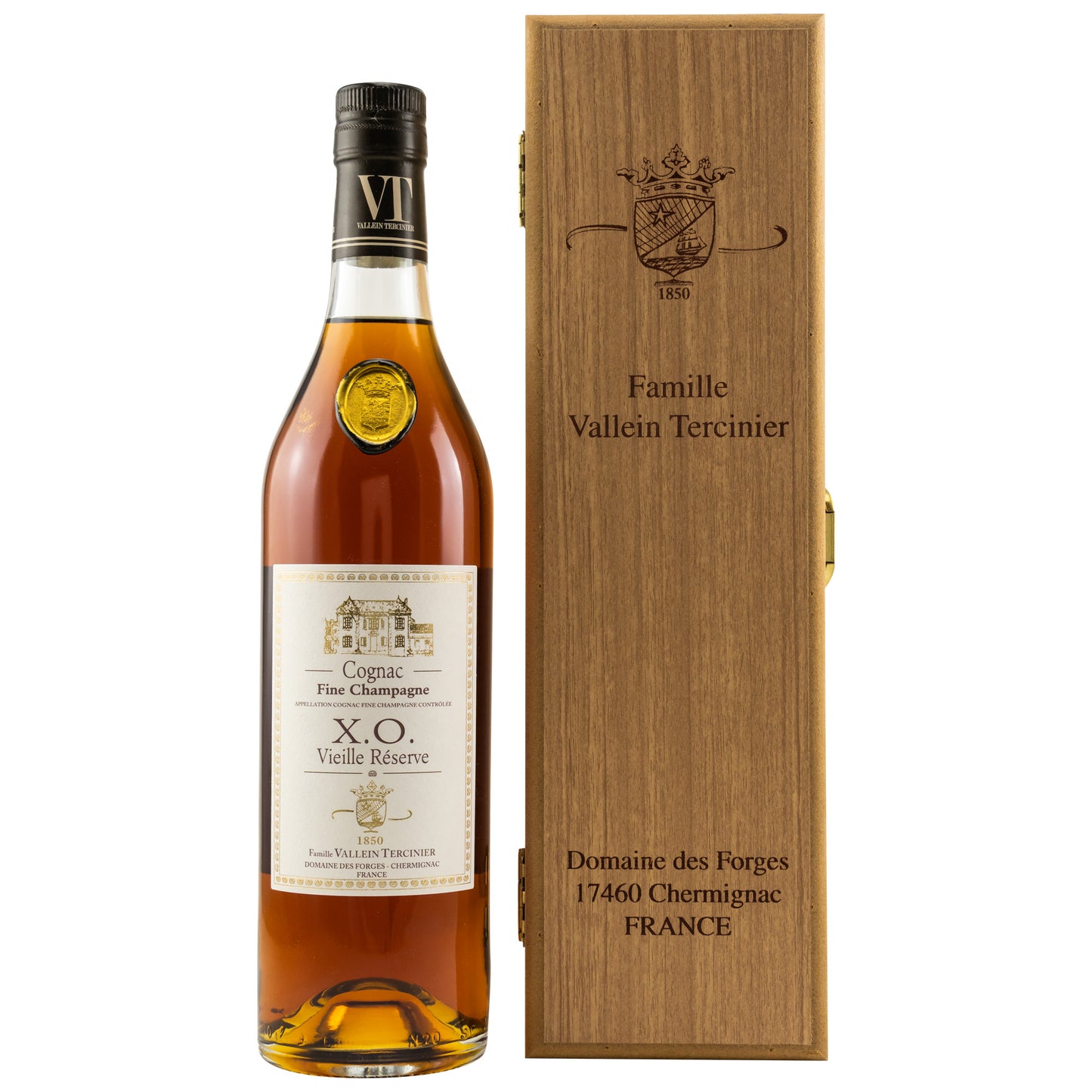 Vallein Tercinier XO VR Fine Champagne, 40%Vol. (0,7l)