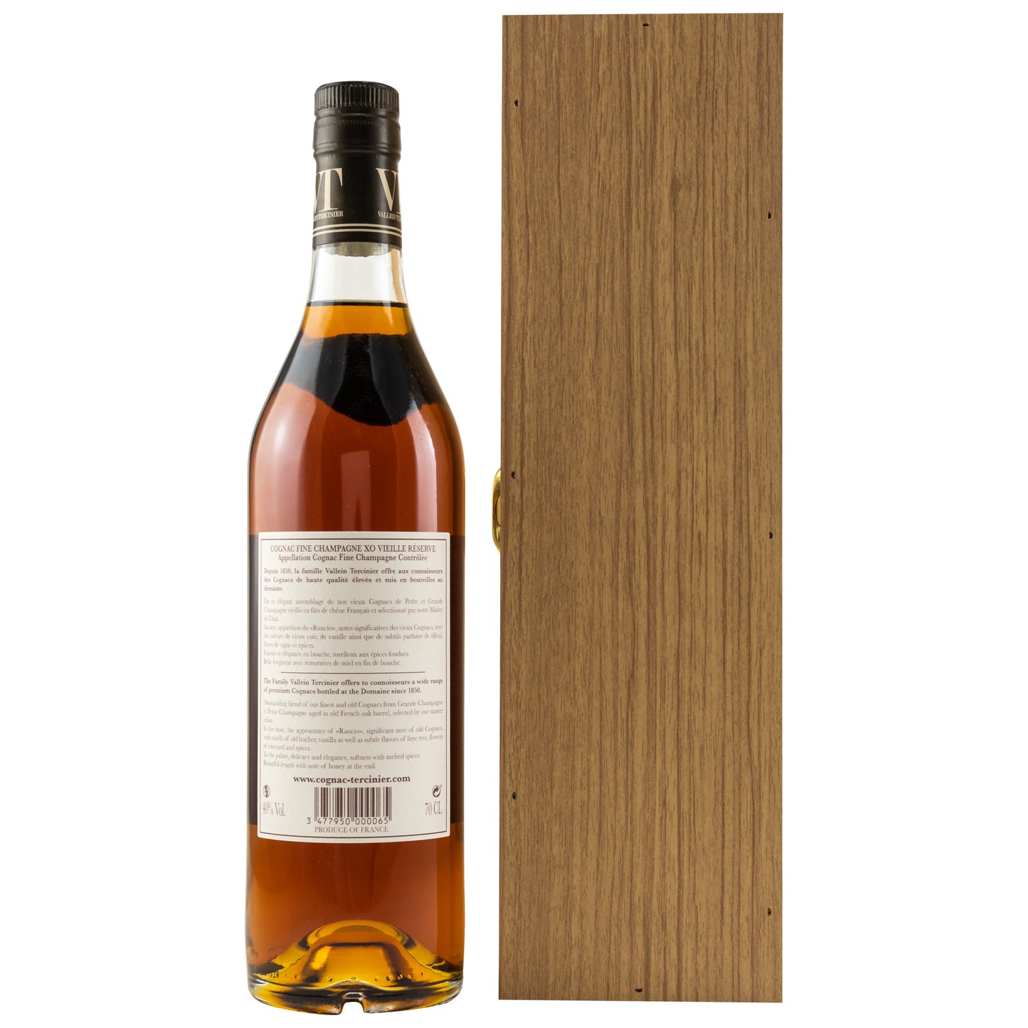 Vallein Tercinier XO VR Fine Champagne, 40%Vol. (0,7l)