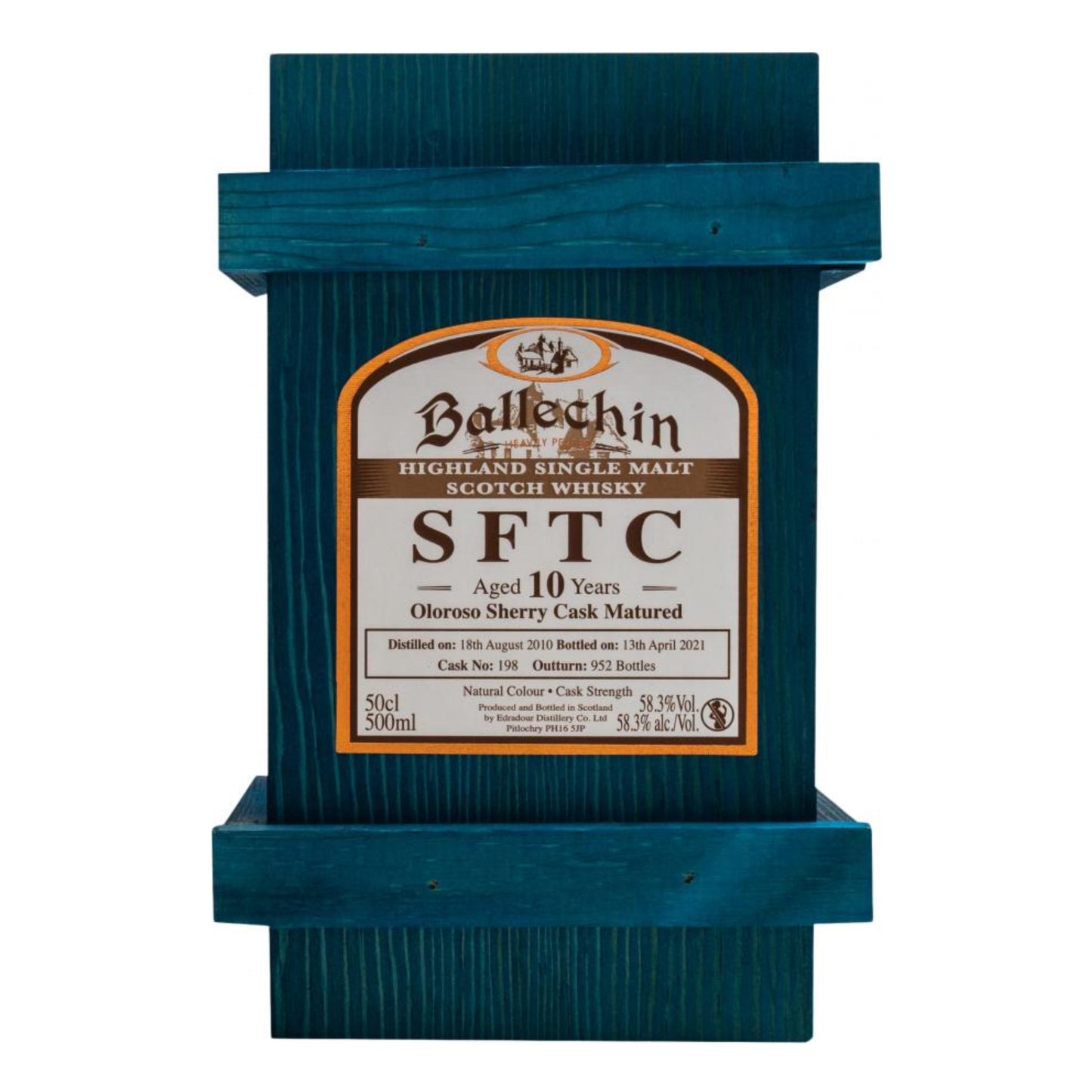 Ballechin 10J. SFTC Oloroso Cask No. 198, 58,3%Vol. (0,5l)