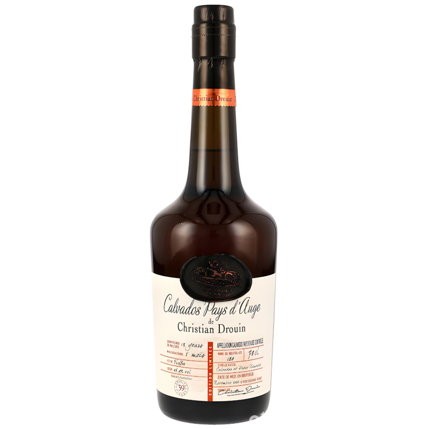 Christian Drouin 13J. Single Cask PX-Finish exklusiv für 39 Spirits & Cigars, 46,9%Vol. (0,7l)