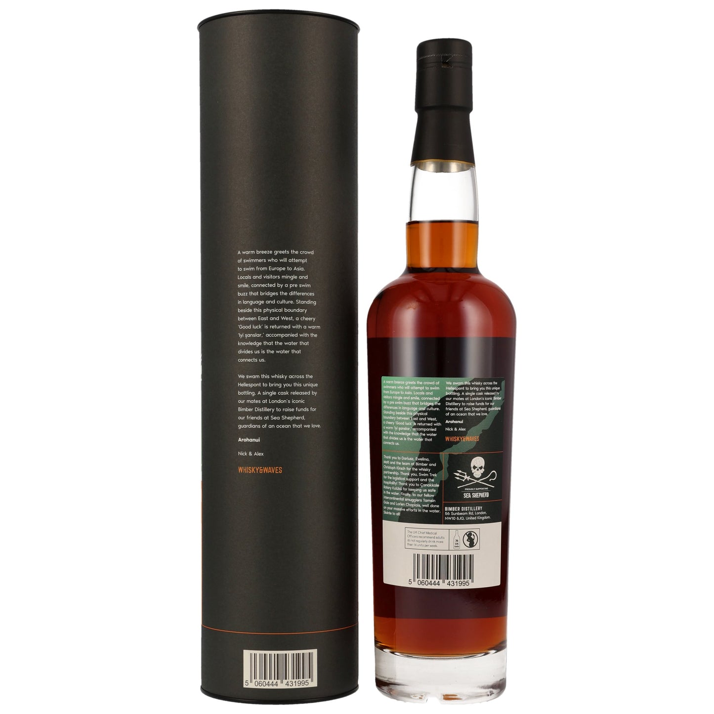 Bimber Intercontinental 2019 Moscatel Finish Single Cask for Sea Shepherd, 58,1%Vol. (0,7l)