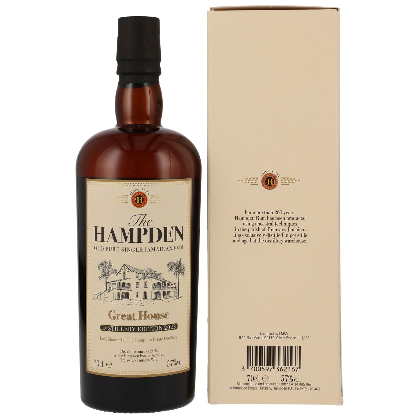Hampden Great House Distillery Edition 2023, 57%Vol. (0,7l)