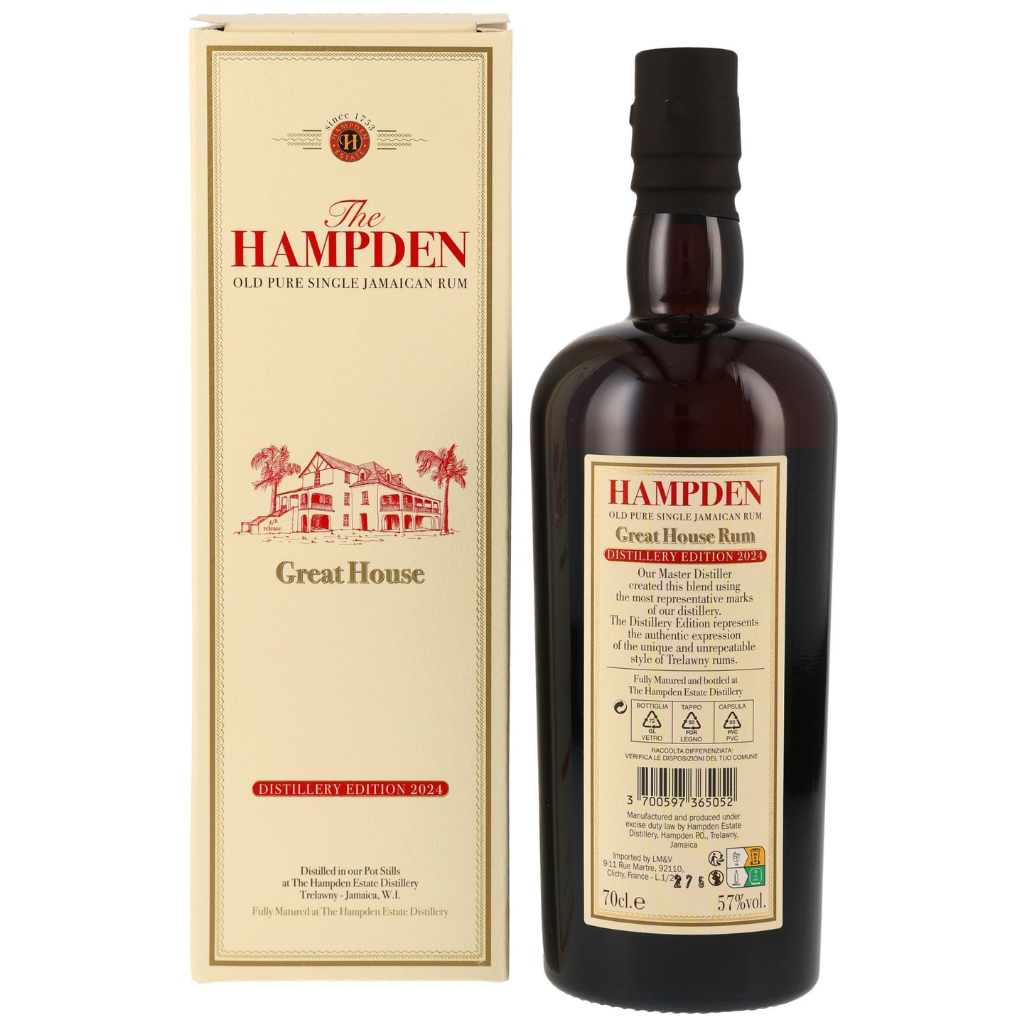 Hampden Great House Distillery Edition 2024, 57%Vol. (0,7l)