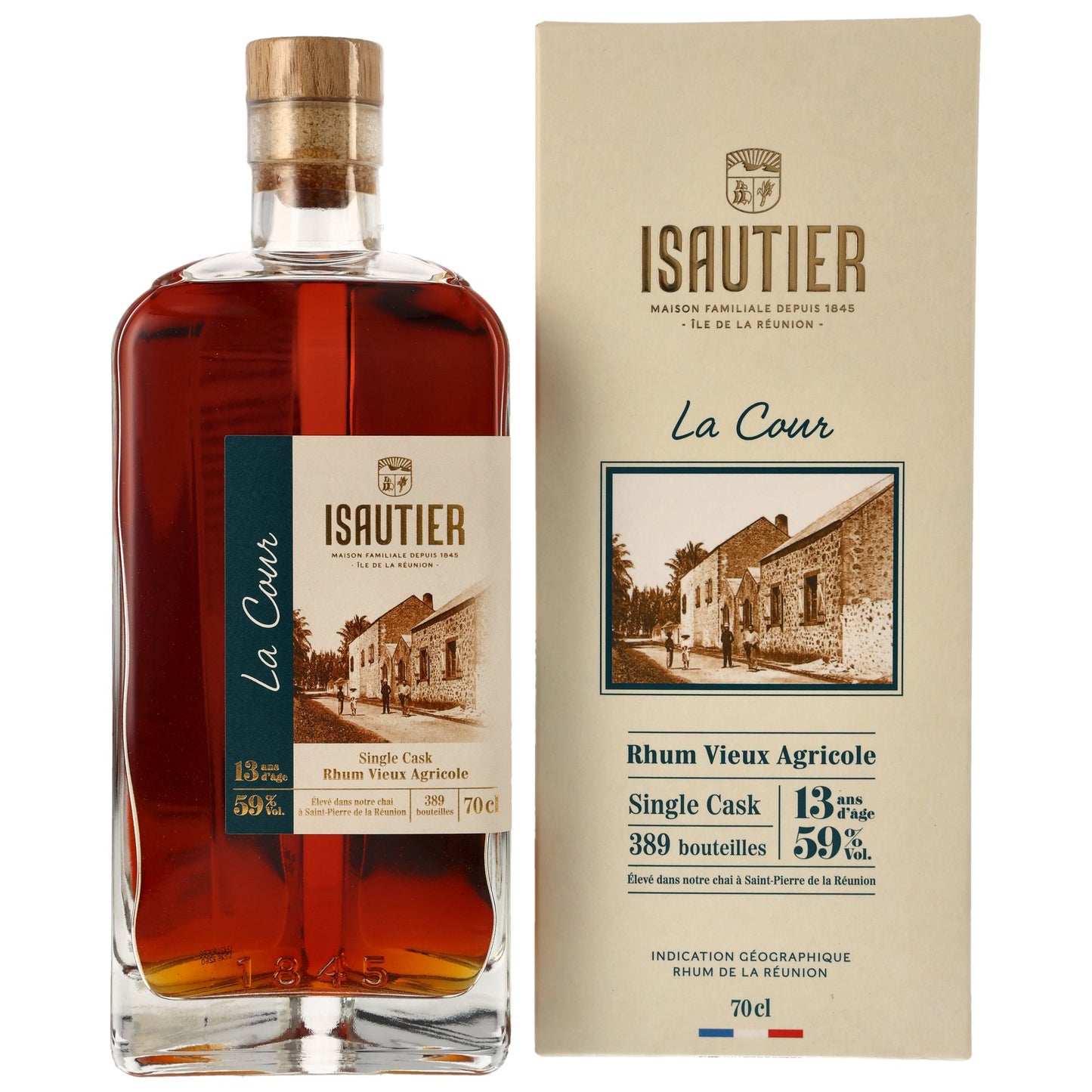 Isautier Rhum 2009/2023 La Cour Foundations, 59%Vol. (0,7l)