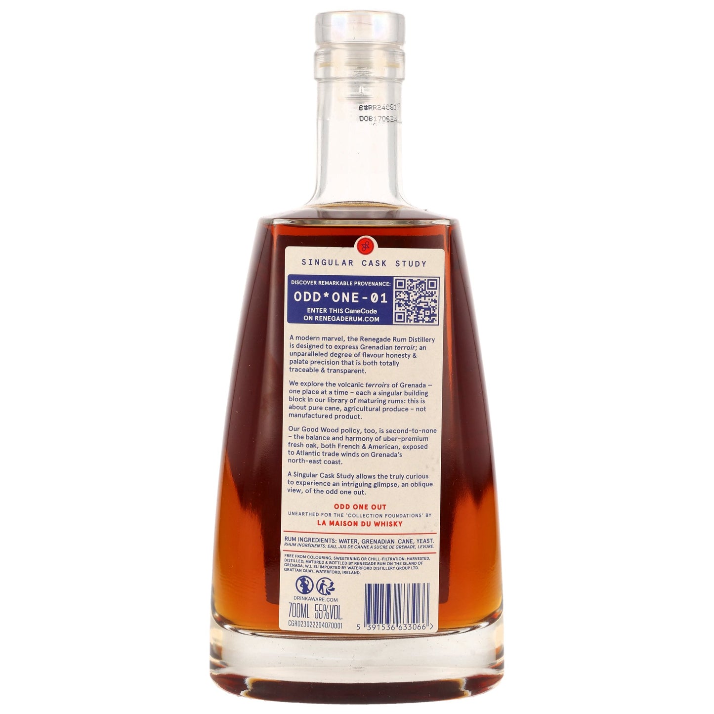 RENEGADE 2021 Cask #918 Virgin Oak Foundations, 55%Vol. (0,7l)