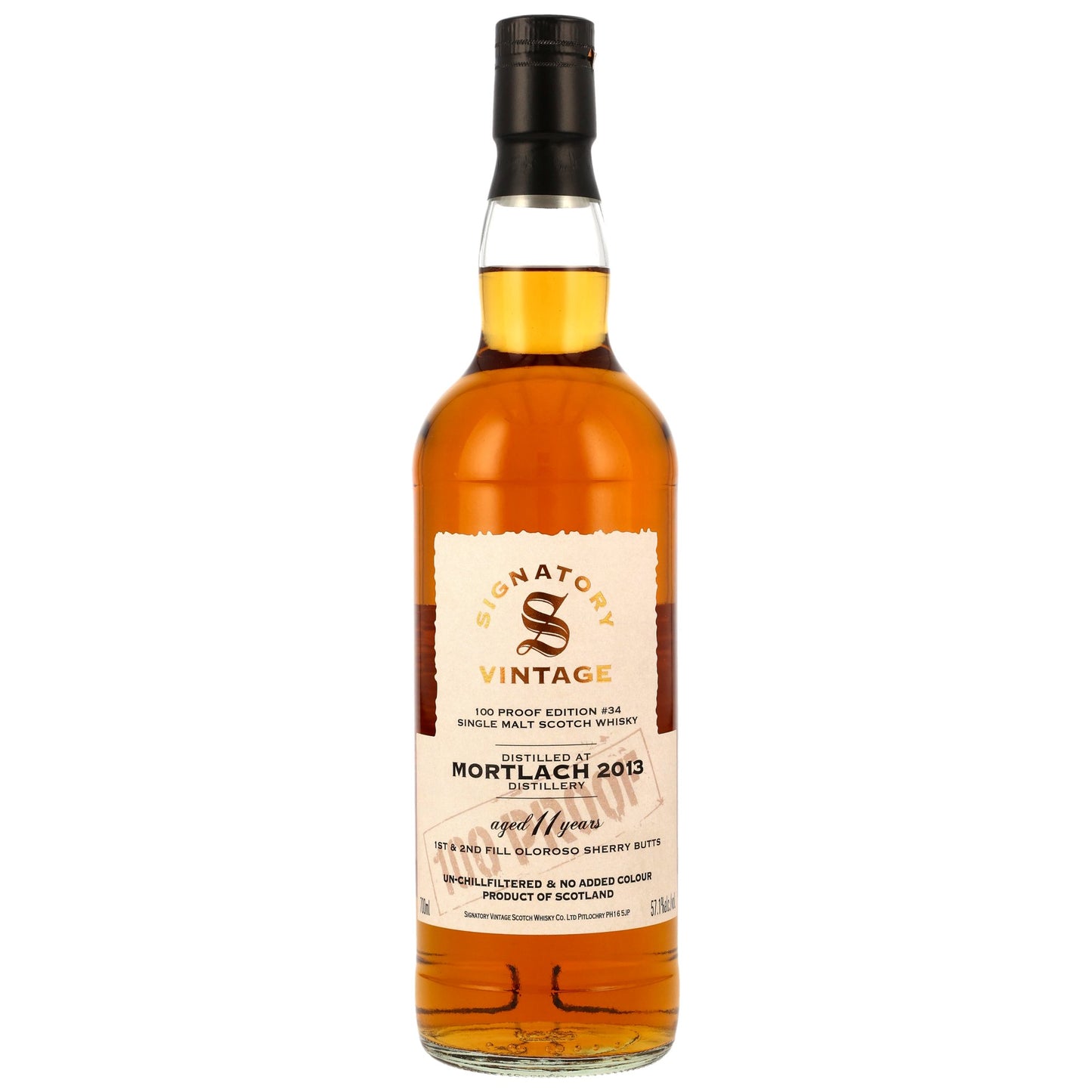 Mortlach 2013/2024 Signatory 100 PROOF Edition #34, 57,1%Vol. (0,7l)