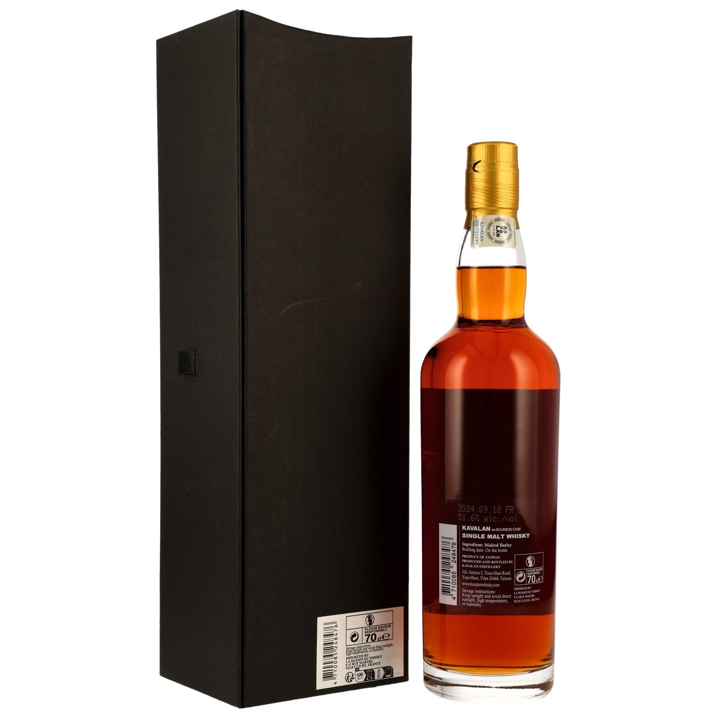 Kavalan Ex-Bourbon Cask #B151023022A Foundations, 51,6%Vol. (0,7l)