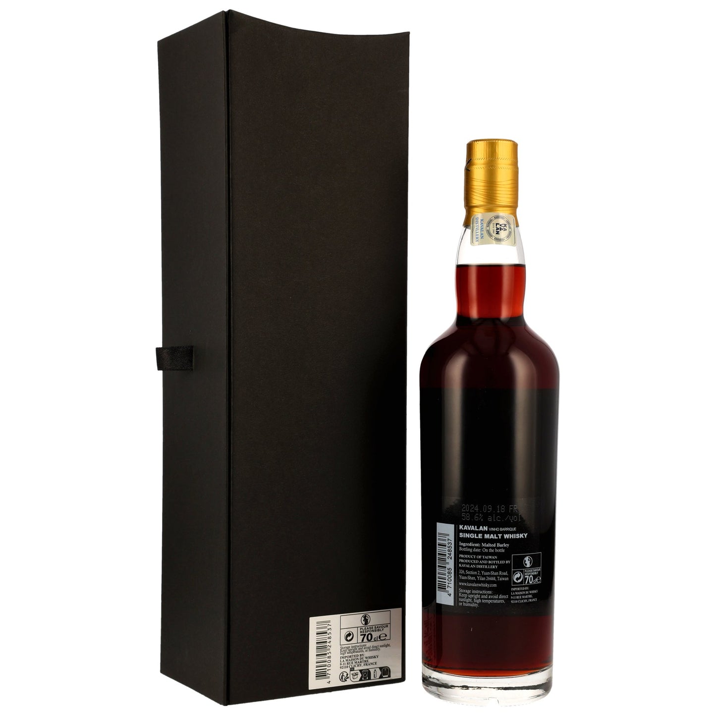 Kavalan Vinho Barrique #W170210023A Foudations, 58,6%Vol. (0,7l)