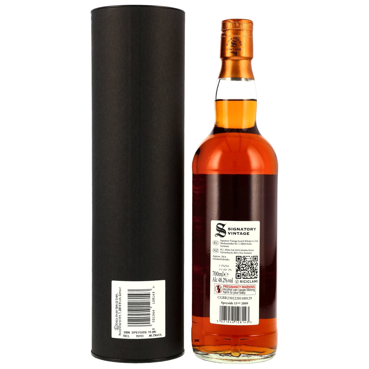 Speyside (M) 2009/2025 Signatory Small Batch, 48,2%Vol. (0,7l)