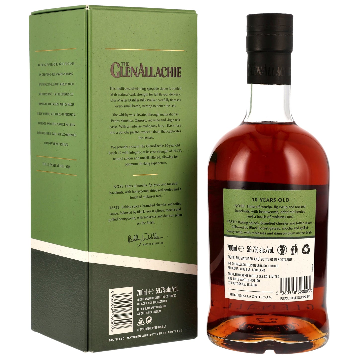 GlenAllachie 10J. Cask Strength Batch 11, 59,4%Vol. (0,7l)