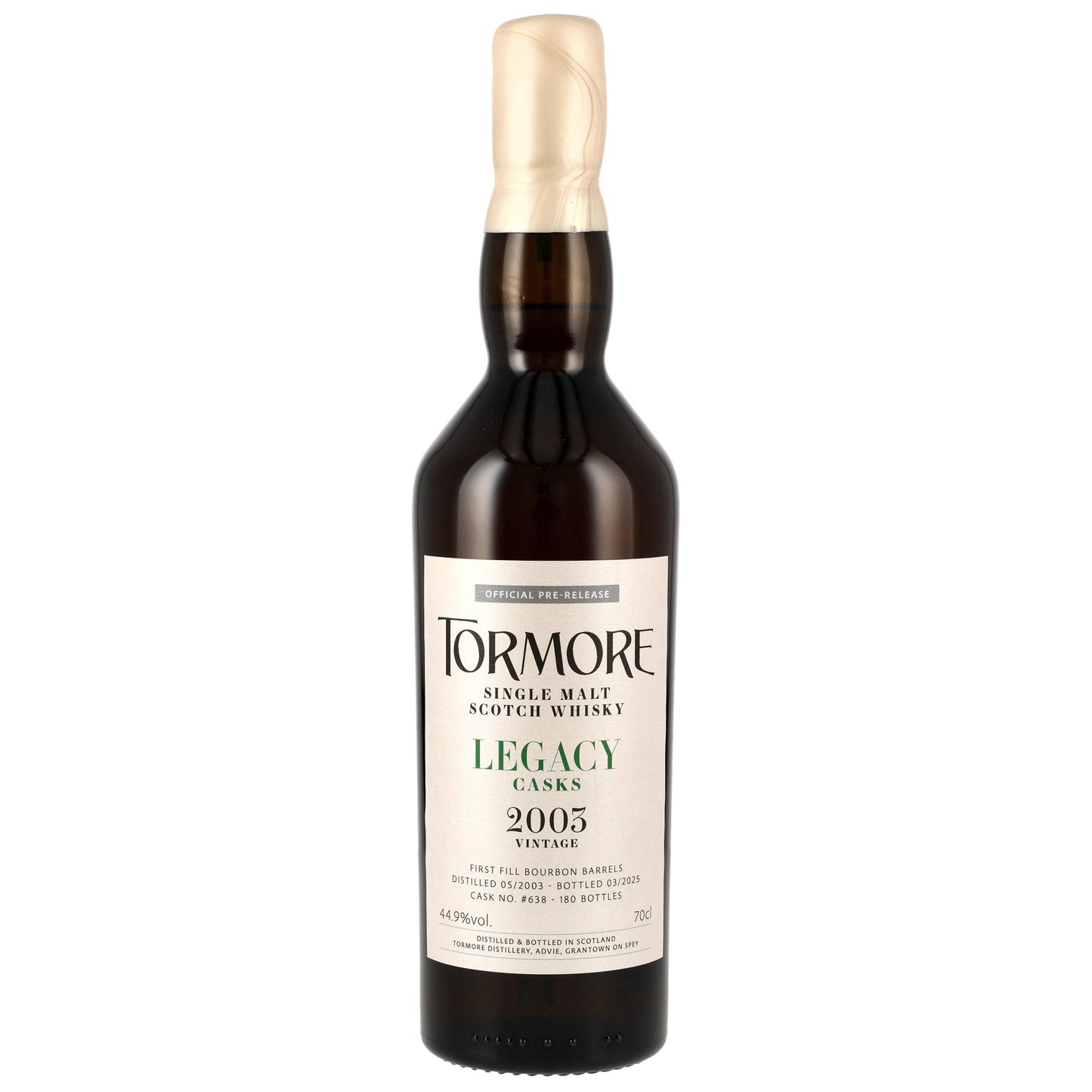 Tormore 2003/2025 Legacy Casks, 44,9%Vol. (0,7l)