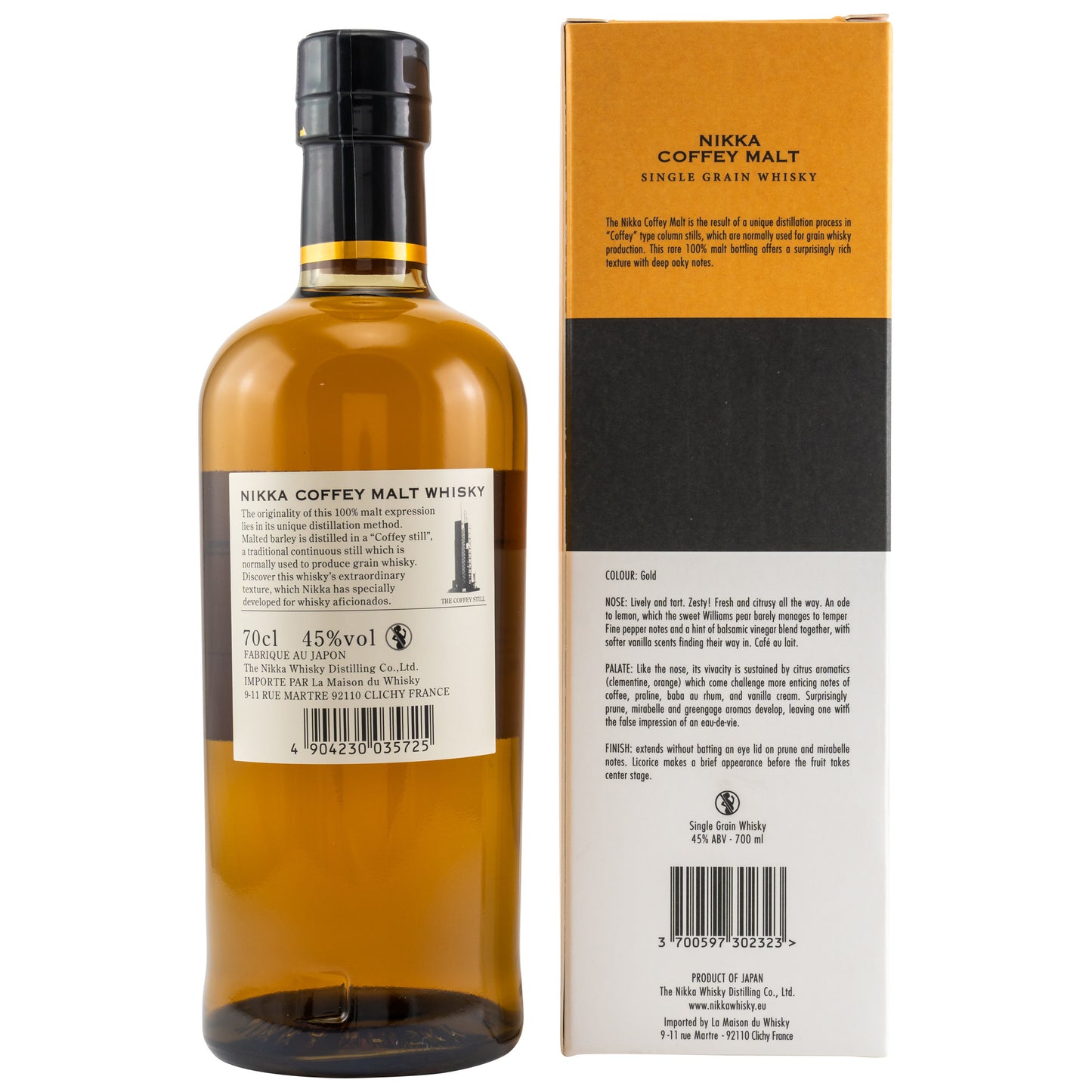 Nikka Coffey Malt Whisky, 45%Vol. (0,7l)