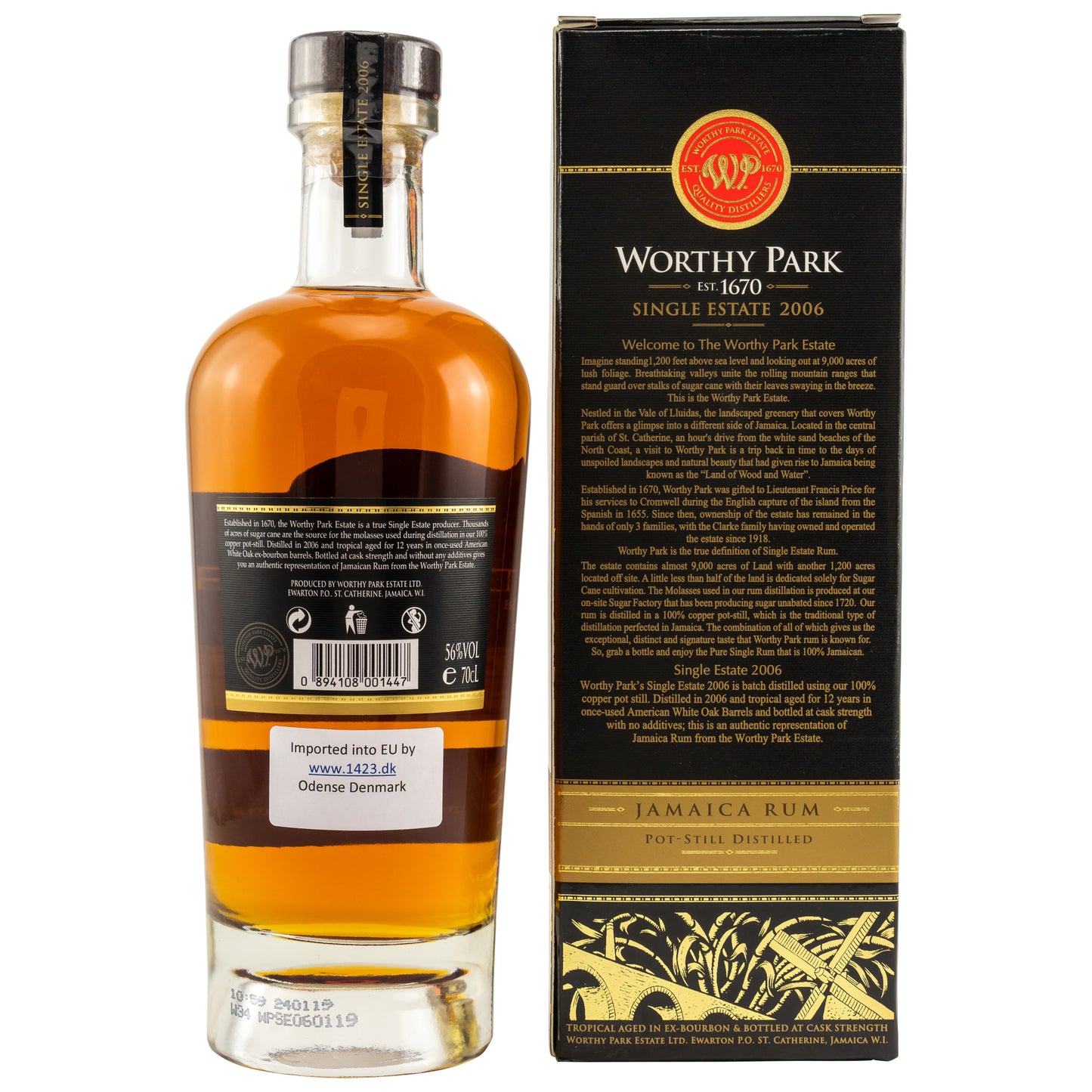 Worthy Park Vintage 2006 12J., 56%Vol. (0,7l)