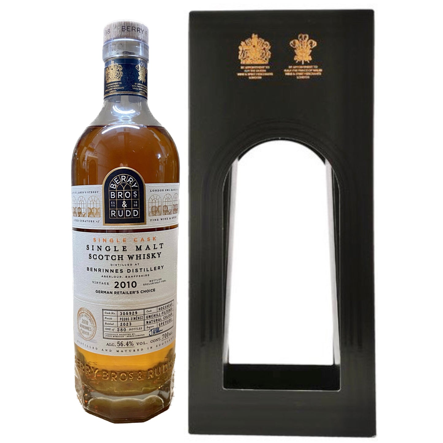 Benrinnes 2010/2023 Cask No. 305929 Berry Bros and Rudd, 56,4%Vol. (0,7l)