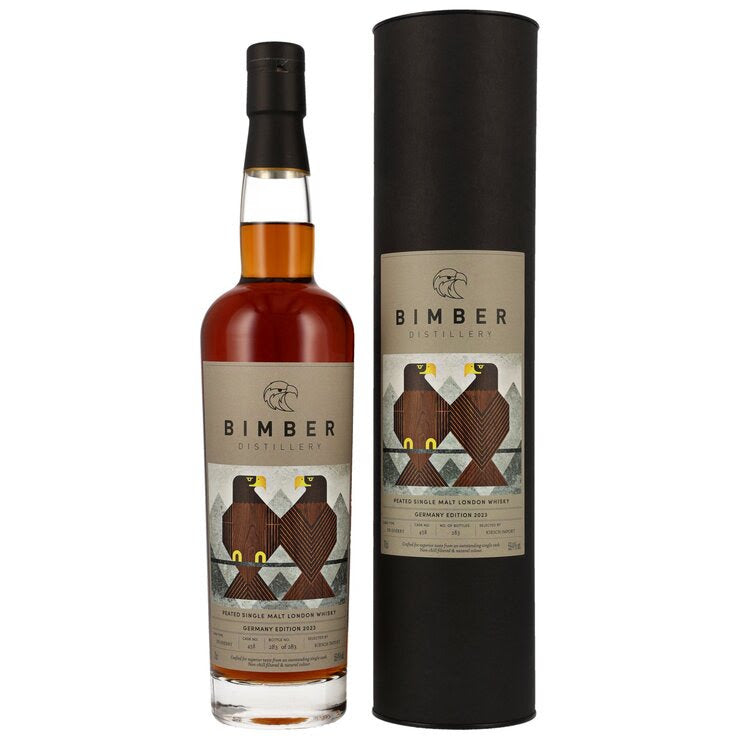 Bimber Pedro Ximénez Sherry Cask #458 Peated, Germany Edition 2023, 59,4%Vol. (0,7l)