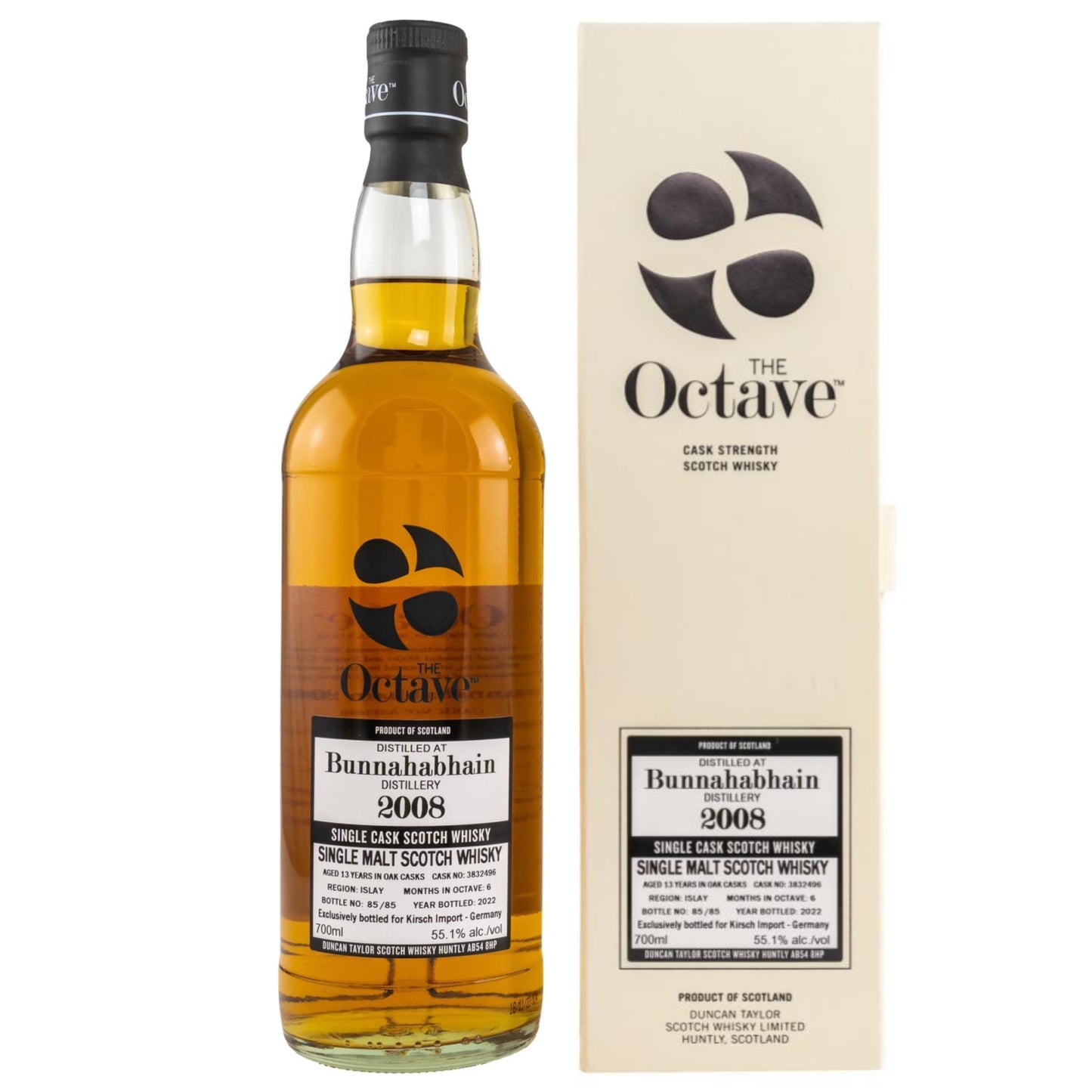 Bunnahabhain 2008/2022 Duncan Taylor Octave, 55,1%Vol. (0,7l)