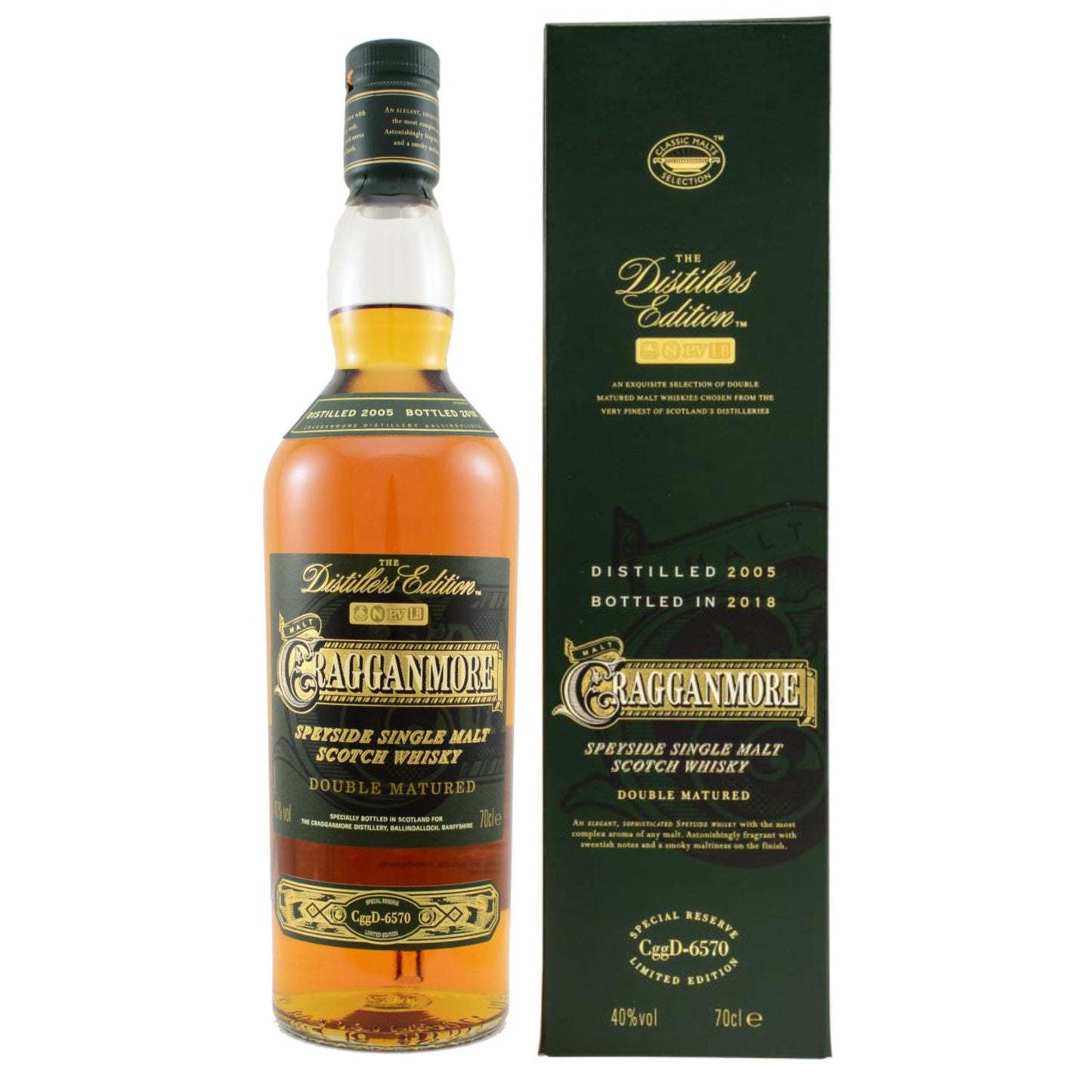 Cragganmore 2005/2018 Distillers Edition, 40%Vol. (0,7l)