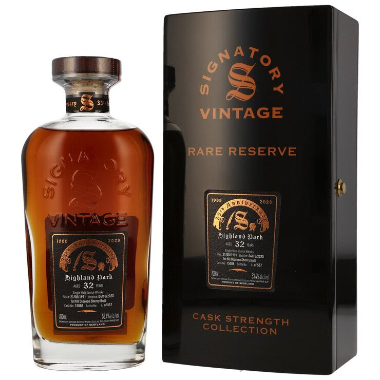 Highland Park 1991/2023 Signatory Vintage 35th Anniversary, 53,4%Vol. (0,7l)
