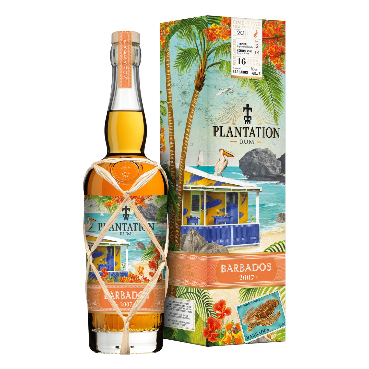 Plantation Barbados 2007/2023 One Time Edition, 48,7%Vol. (0,7l)