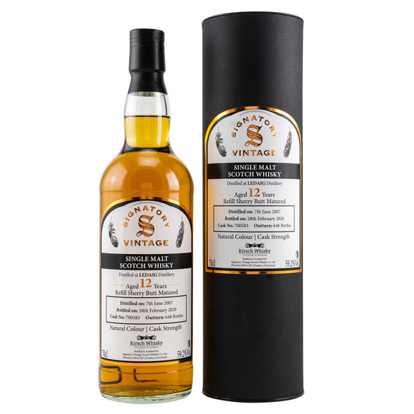 Ledaig 2007/2020 Signatory Vintage, 59,2%Vol. (0,7l)
