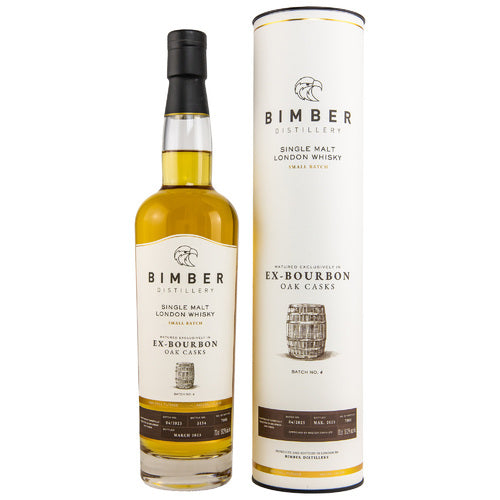 Bimber London Single Malt Bourbon Cask Batch 4, 51,2%Vol. (0,7l)