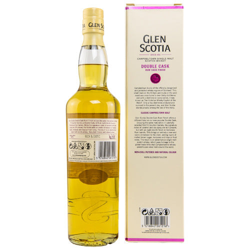 Glen Scotia Double Cask Rum Cask Finish, 46%Vol. (0,7l)