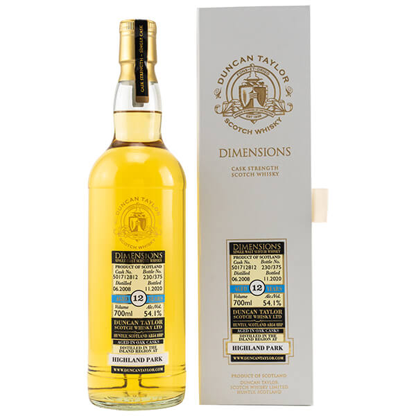 Highland Park 2008/2020 Duncan Taylor Dimensions, 54,1%Vol. (0,7l)