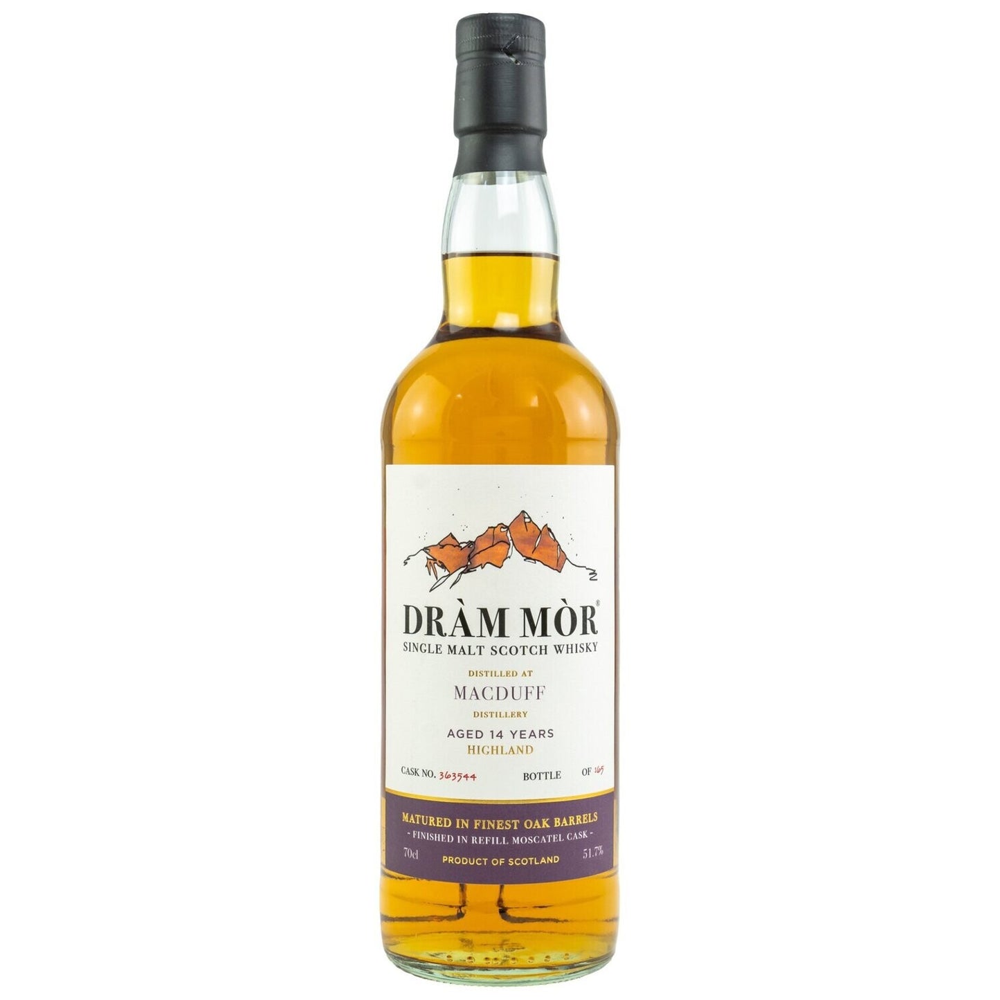 Macduff 14J. Moscatel Finish Dram Mor, 51,7%Vol. (0,7l)