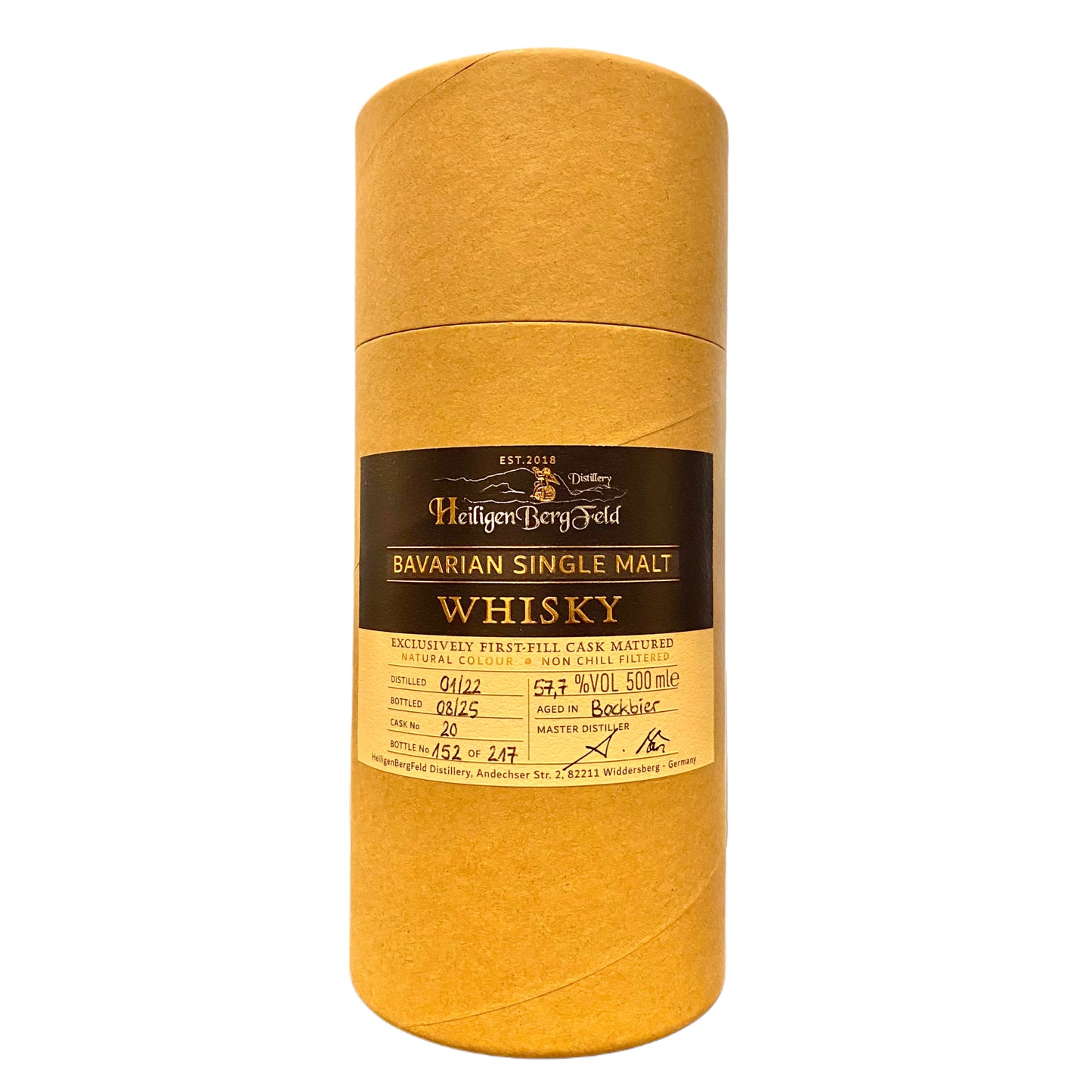 HeiligenBergFeld Cask 20 Ex-Bockbierfass Oktoberfest Edition, 57,7%Vol. (0,5l)