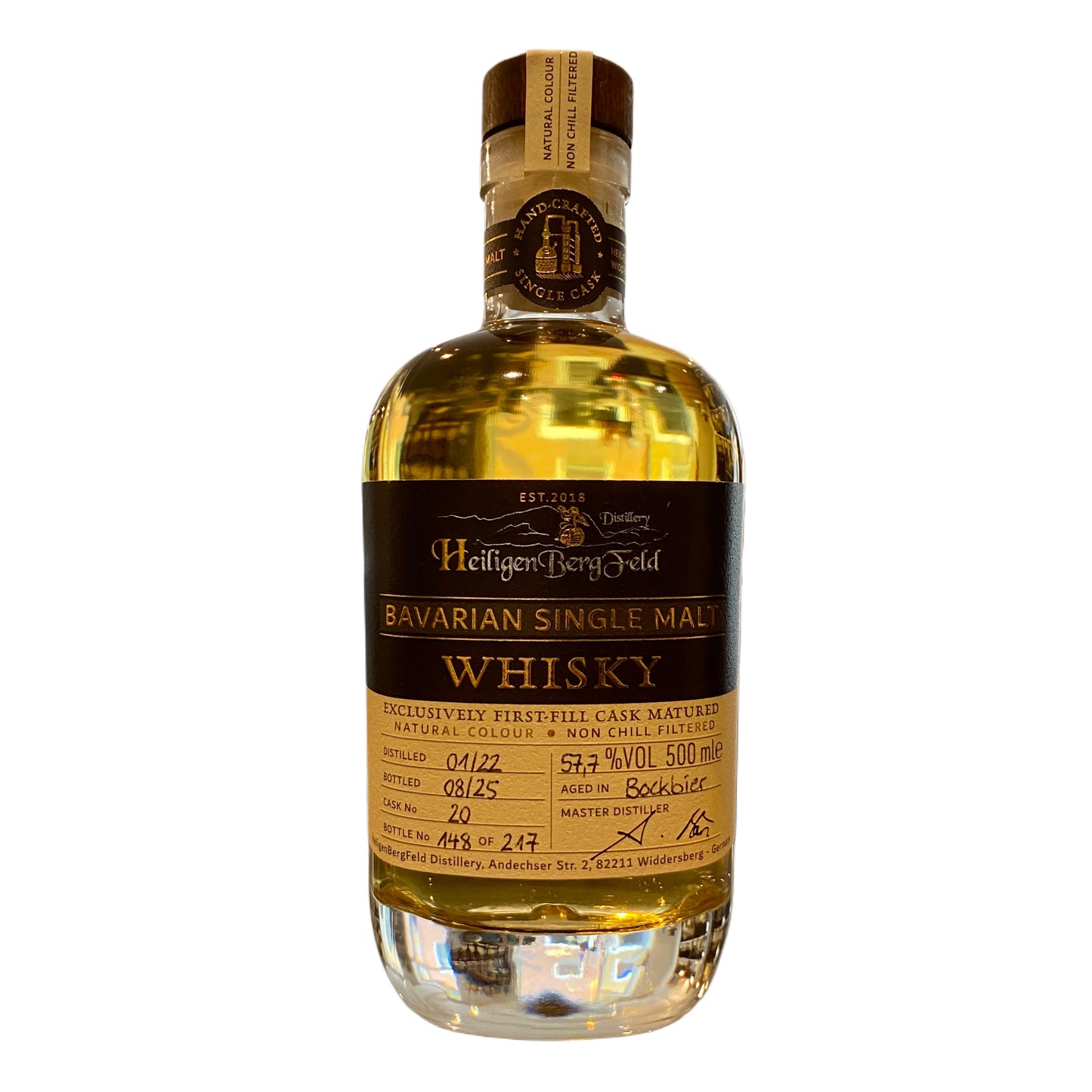 HeiligenBergFeld Cask 20 Ex-Bockbierfass Oktoberfest Edition, 57,7%Vol. (0,5l)