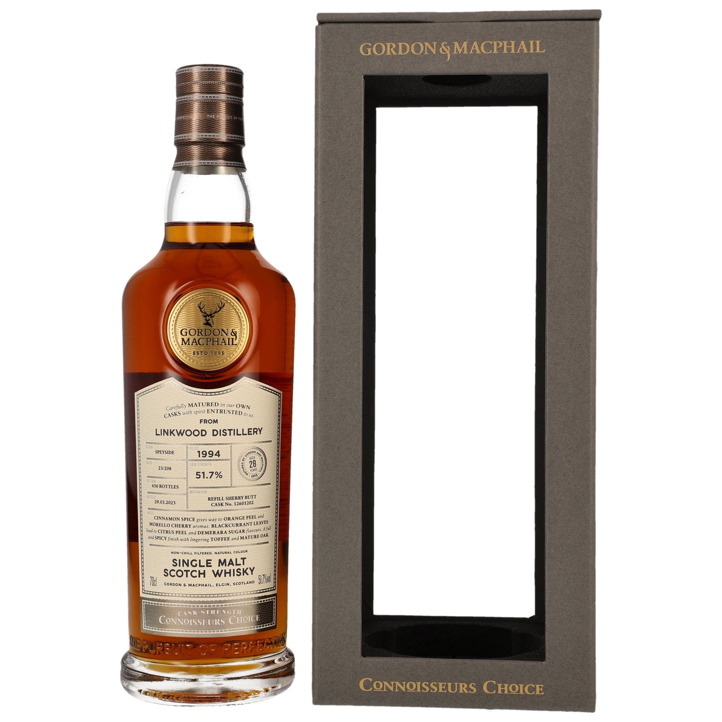 Linkwood 1994/2023 G&M Connoisseurs Choice #12601202, 51,7%Vol. (0,7l)