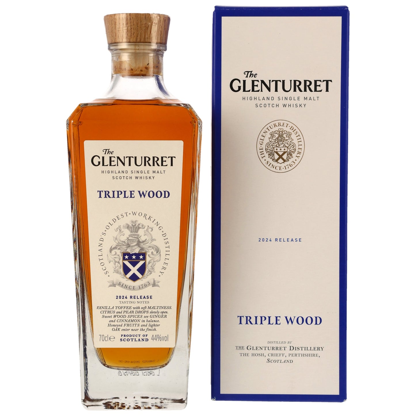 Glenturret Triple Wood Release 2024, 44%Vol. (0,7l)