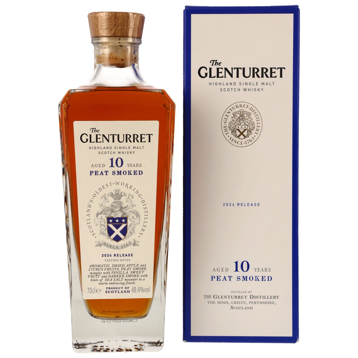 Glenturret 10J. Peat Smoked Release 2024, 48,4%Vol. (0,7l)