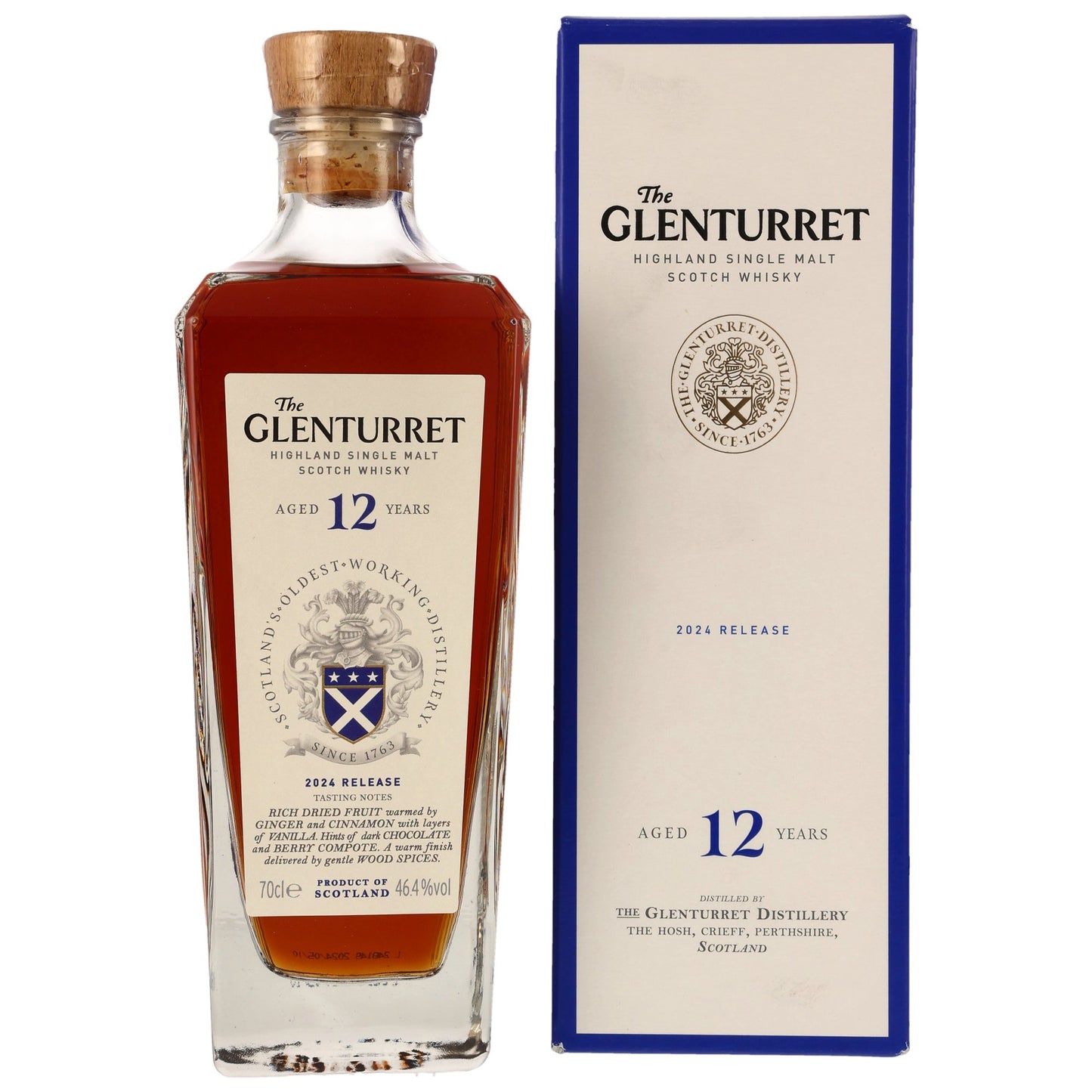 Glenturret 12J. Release 2024, 46,4%Vol. (0,7l)