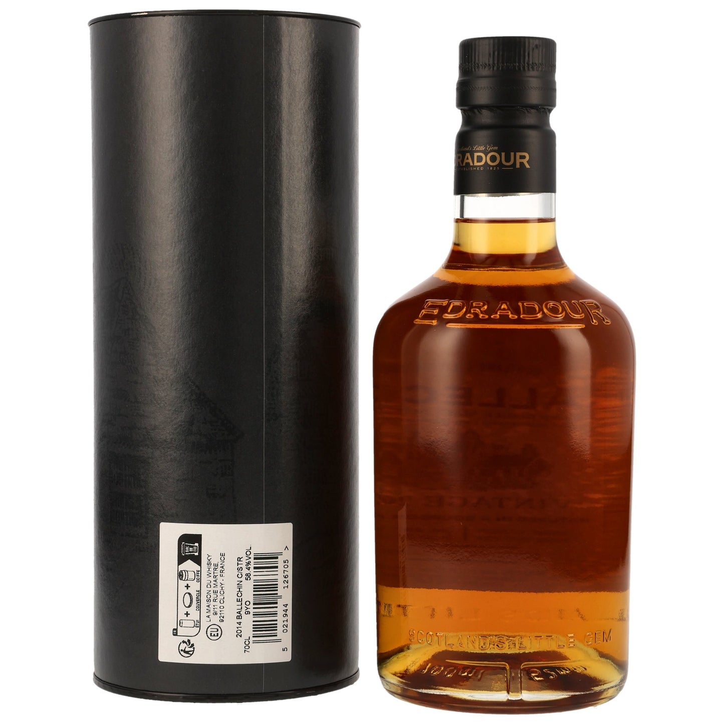 Ballechin 2014/2024 Bourbon Barrel #492 Collection Foundations, 58,4%Vol. (0,7l)