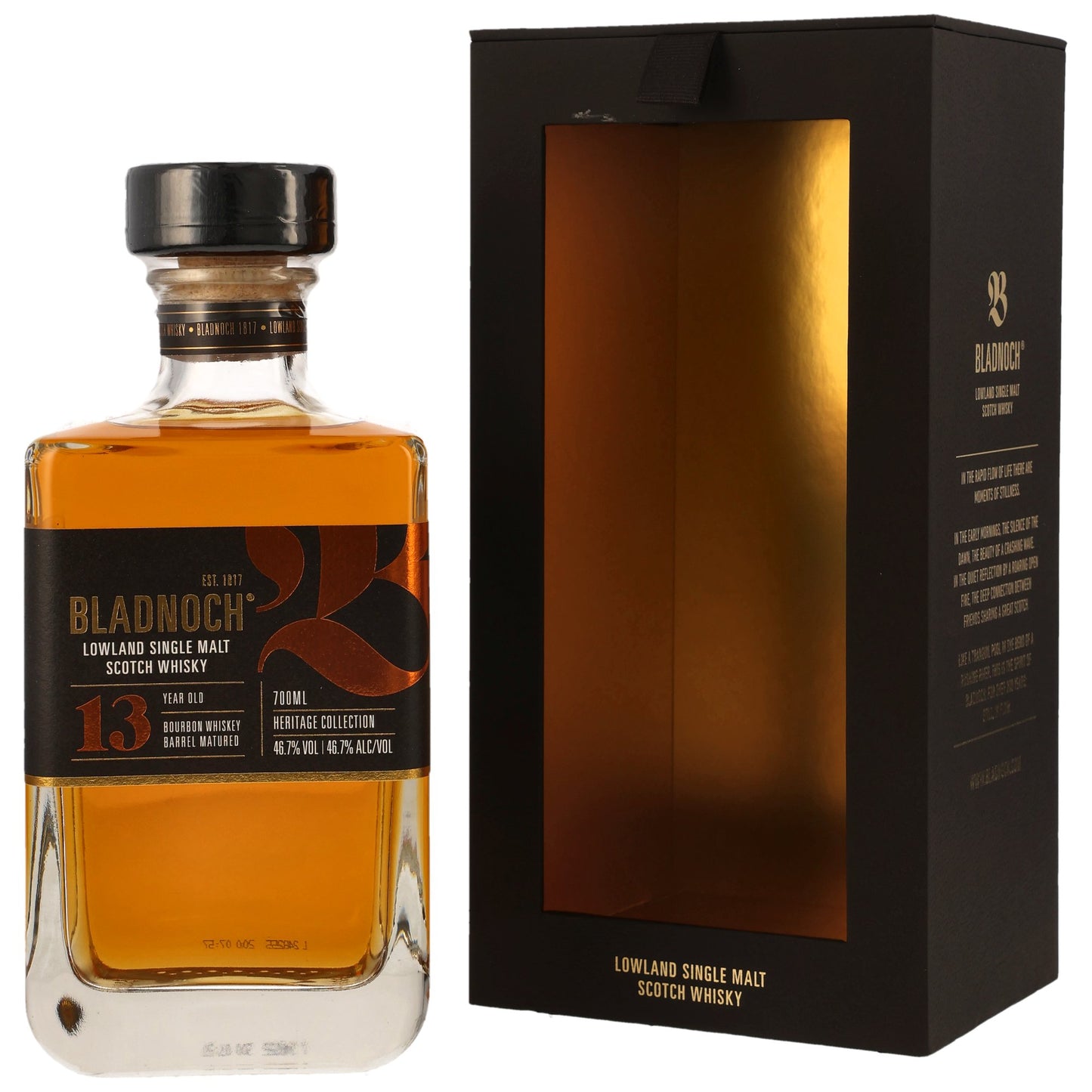 Bladnoch 13J. Bourbon Cask, 46,7%Vol. (0,7l)