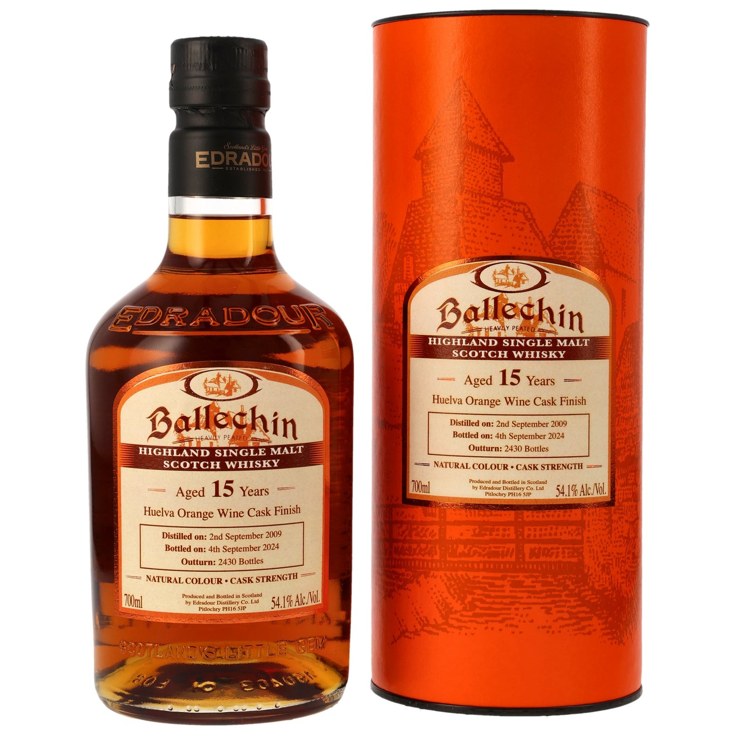 Ballechin 2009/2024 Cask Strength Orange Wine Cask, 54,1%Vol. (0,7l)