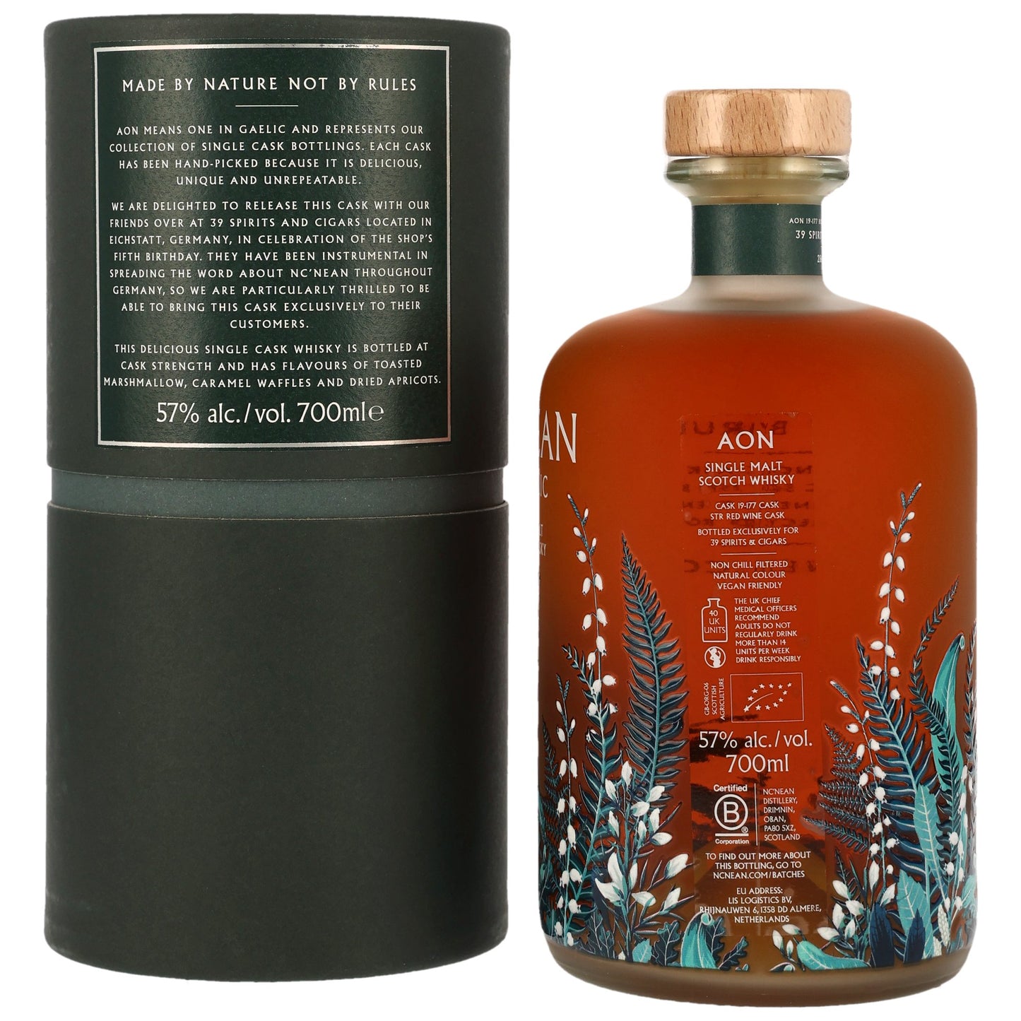 Nc'Nean Aon Single Cask #19-177 für 39 Spirits & Cigars, 57%Vol. (0,7l)