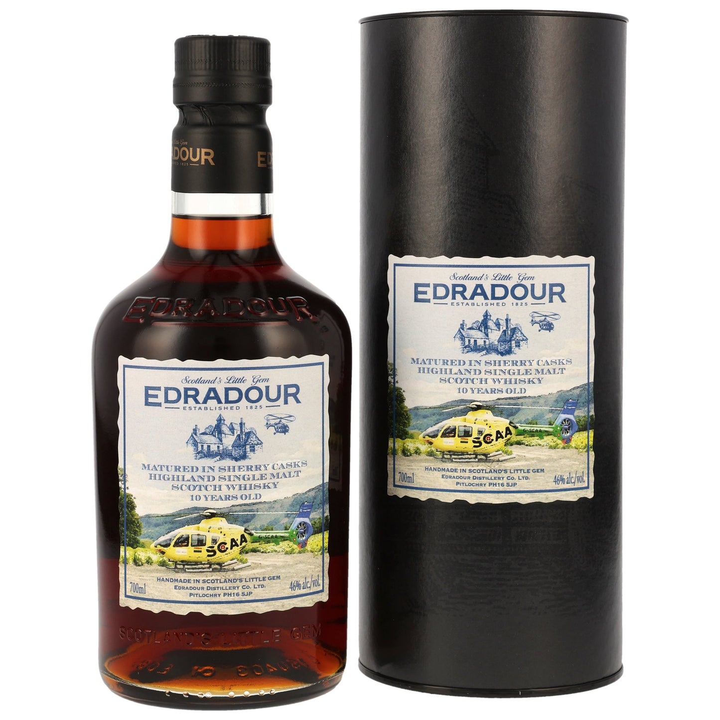 Edradour 10J. Air Ambulance, 46%Vol. (0,7l)