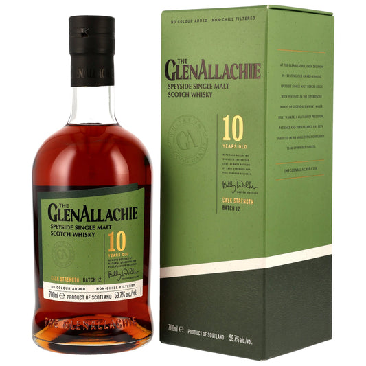 GlenAllachie 10J. Cask Strength Batch 11, 59,4%Vol. (0,7l)