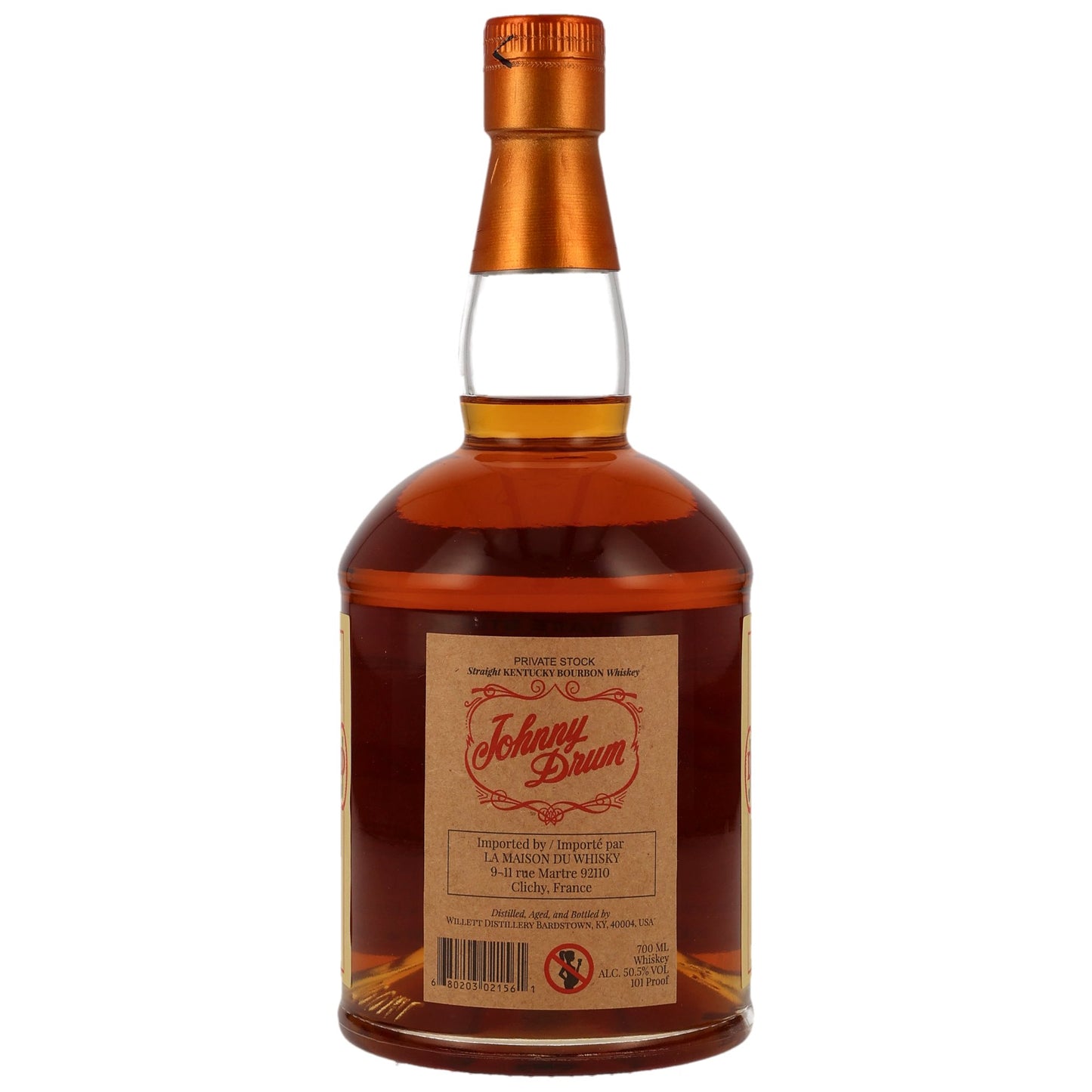 Johnny Drum Sour Mash Bourbon (Willet) 50,5%Vol. (0,7l)