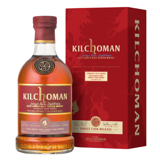 Kilchoman Vintage 2016 White Port Finish Single Cask Uniquely Islay 4/6, 54,4%Vol. (0,7l)