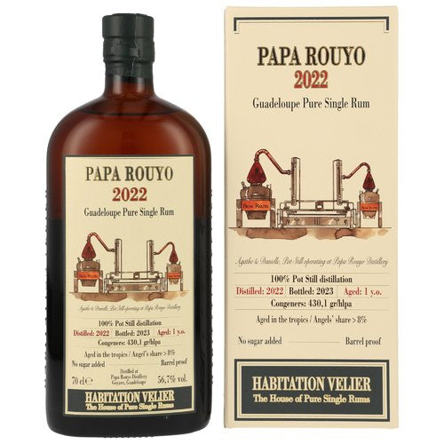 PAPA ROUYO 2022/2023 - Habitation Velier, 56,7%Vol. (0,7l)