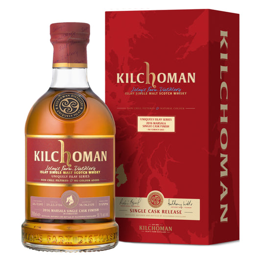 Kilchoman Vintage 2016 Marsala Finish Single Cask Uniquely Islay 6/6, 56,1%Vol. (0,7l)
