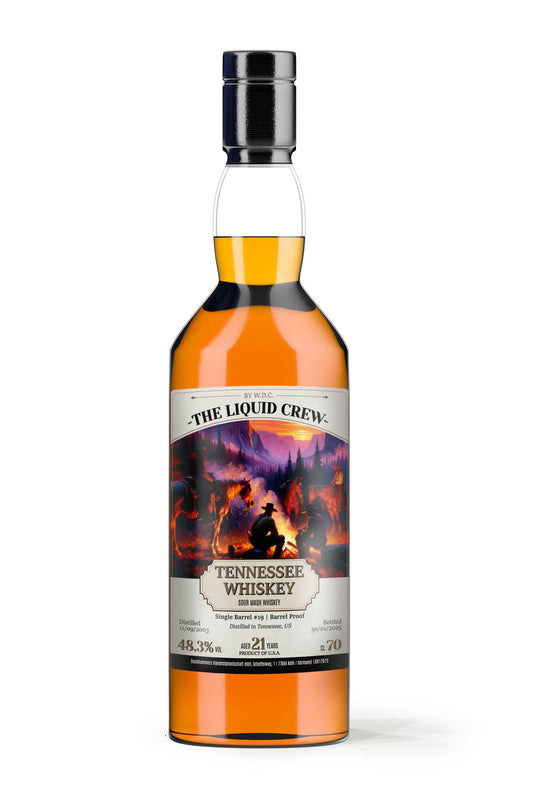 Tennessee Sour Mash 21J. Single Cask #19 Wu Dram Clan, 48,3%Vol. (0,7l)