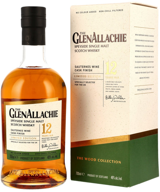 GlenAllachie 12J. Sauternes Cask Finish, 48%Vol. (0,7l)