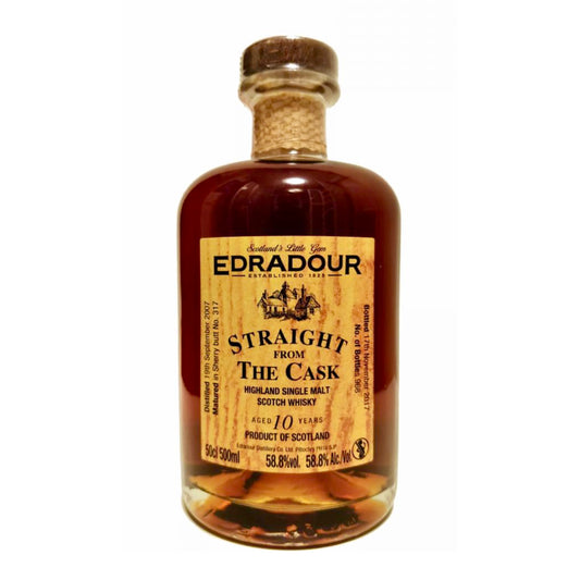 Edradour 10J. SFTC Sherry Cask No. 317, 58,8%Vol. (0,5l)