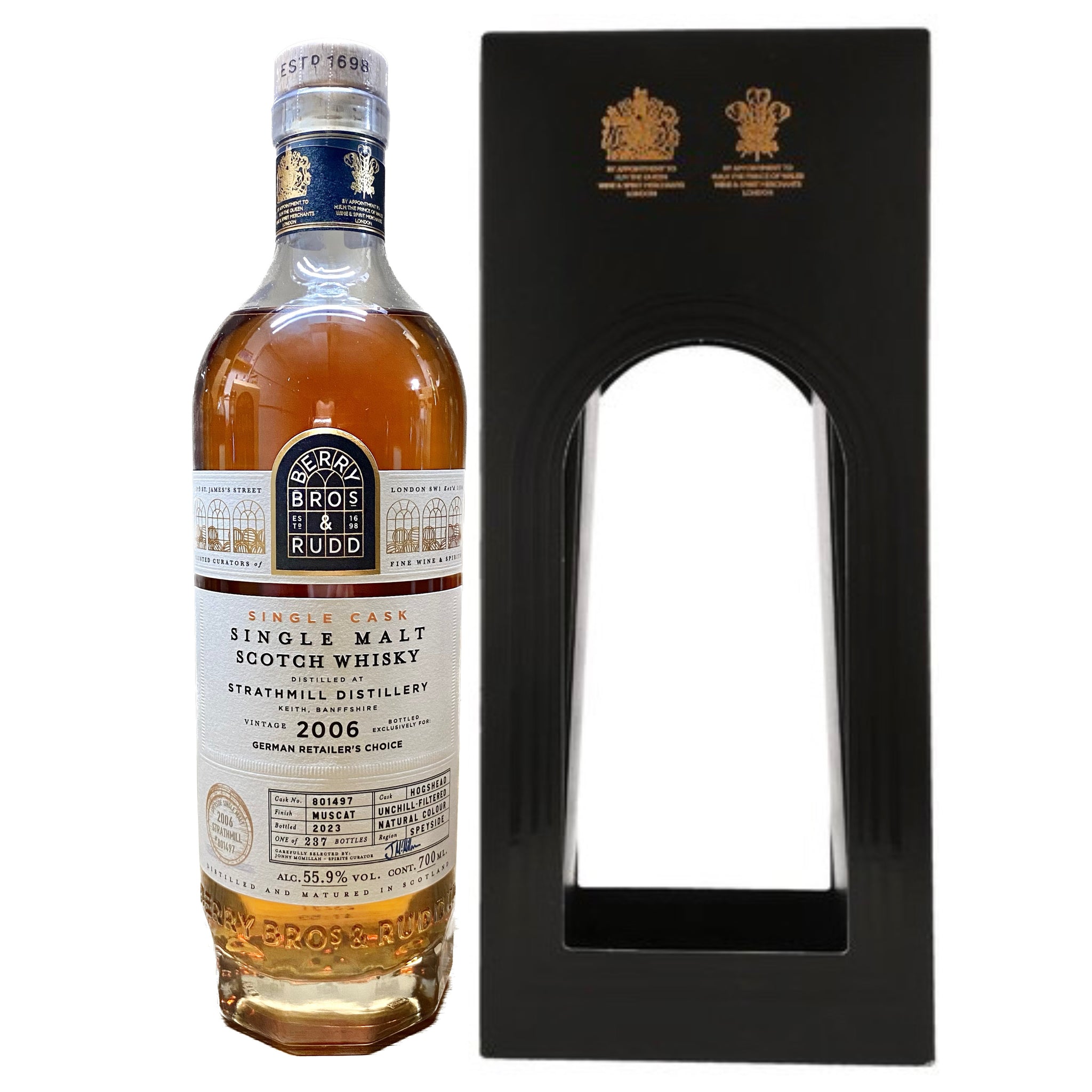 Strathmill 2006/2023 Cask No. 801497 Berry Bros and Rudd, 55,9%Vol. (0,7l)