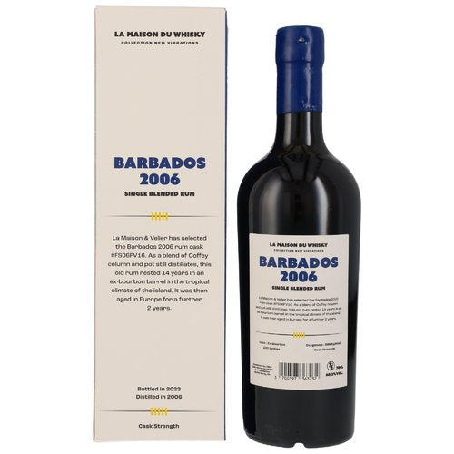 Barbados 2006/2023 Flag Series by La Maison du Whisky, 60,3%Vol. (0,7l)