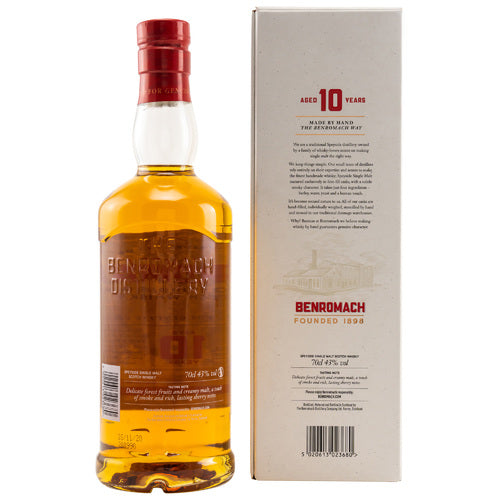 Benromach 10 Jahre, 43%Vol. (0,7l)